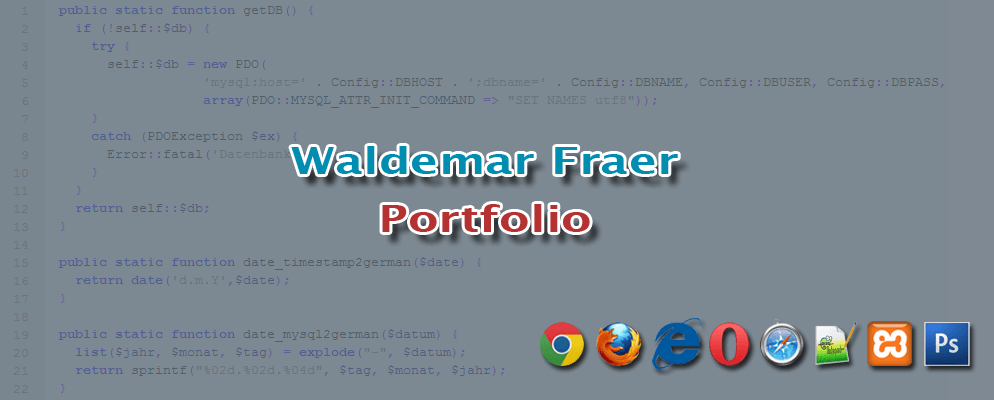 Waldemar Fraer Portfolio Web Design Web Developing